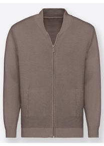 Marco Donati Heren Vest in taupe ,maat 48, Witt, 100% Katoen