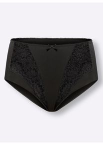 Nina von C. Dames Heupslip in zwart ,maat 38, Witt, 95% Modal, 5% Elastan. Kant: 90% Polyamide, 10% Elastan