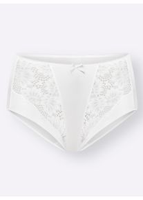 Nina von C. Dames Heupslip in wit ,maat 38, Witt, 95% Modal, 5% Elastan. Kant: 90% Polyamide, 10% Elastan