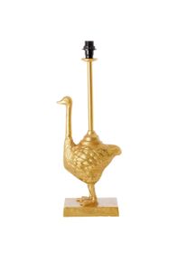 Rice - Metal Table Lamp in Ostrich shape Gold