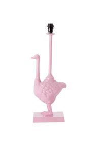 Rice - Metal Table Lamp in Ostrich shape Pink