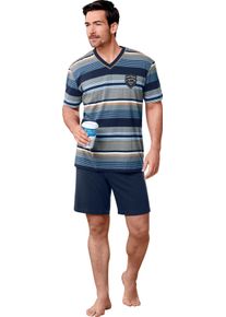 Panska Krátke pyžamo námornícka modrá a modrá veľkosť 56/58