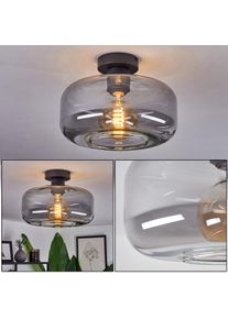 hofstein Pedreles Plafondlamp Rookkleurig, 1-licht