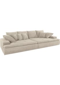 Mr. Couch Big-Sofa, Wahlweise Mit Kaltschaum (140kg Belastung/Sitz) Und Aquaclean-Stoff beige, Größe B/H/T: 300 cm x 85 cm x 142 cm B/H/T: 300 cm x...