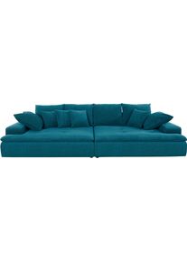 Mr. Couch Big-Sofa, Wahlweise Mit Kaltschaum (140kg Belastung/Sitz) Und Aquaclean-Stoff blau, Größe B/H/T: 300 cm x 85 cm x 142 cm B/H/T: 300 cm x...
