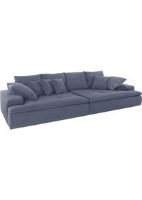 Mr. Couch Big-Sofa, Wahlweise Mit Kaltschaum (140kg Belastung/Sitz) Und Aquaclean-Stoff blau, Größe B/H/T: 300 cm x 85 cm x 142 cm B/H/T: 300 cm x...