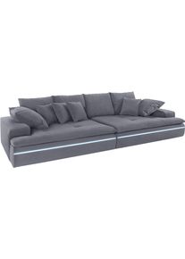 Mr. Couch Big-Sofa, Wahlweise Mit Kaltschaum (140kg Belastung/Sitz) Und Aquaclean-Stoff grau, Größe B/H/T: 300 cm x 85 cm x 142 cm B/H/T: 300 cm x...