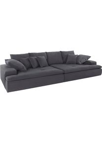 Mr. Couch Big-Sofa, Wahlweise Mit Kaltschaum (140kg Belastung/Sitz) Und Aquaclean-Stoff grau, Größe B/H/T: 300 cm x 85 cm x 142 cm B/H/T: 300 cm x...