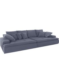 Mr. Couch Big-Sofa, Wahlweise Mit Kaltschaum (140kg Belastung/Sitz) Und Aquaclean-Stoff blau, Größe B/H/T: 300 cm x 85 cm x 142 cm B/H/T: 300 cm x...