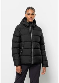 Jack Wolfskin Daunenjacke »Frozen Palace Jacket W«, Mit Kapuze schwarz, Größe L (42/44), Daunenjacke