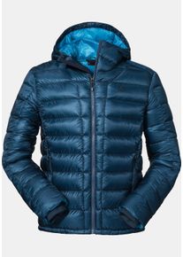 Schöffel Schöffel Daunenjacke »Down Jacket Lodner M«, Mit Kapuze blau, Größe 50, Abriebfest und atmungsaktiv durch Pertex® Quantum