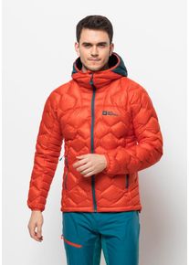 Jack Wolfskin Daunenjacke »Alpspitze Down Hoody M«, Mit Kapuze orange, Größe XL (54/56), Daunenjacke