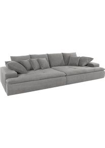 Mr. Couch Big-Sofa, Wahlweise Mit Kaltschaum (140kg Belastung/Sitz) Und Aquaclean-Stoff grau, Größe B/H/T: 300 cm x 85 cm x 142 cm B/H/T: 300 cm x...