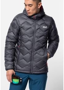 Jack Wolfskin Skijacke »Argo Peak Jacket M«, Mit Kapuze rot, Größe L (52), Daunenjacke
