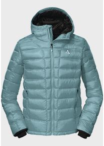 Schöffel Schöffel Daunenjacke »Down Jacket Lodner M«, Mit Kapuze blau, Größe 56, Abriebfest und atmungsaktiv durch Pertex® Quantum
