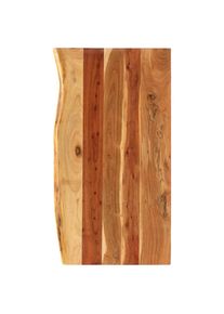 vidaXL Badezimmer-Waschtischplatte Massivholz Akazie 100x52x3,8 cm