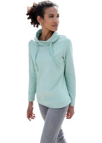 Damska Tepláková bunda s voľným rolákovým golierom mätová veľkosť 36