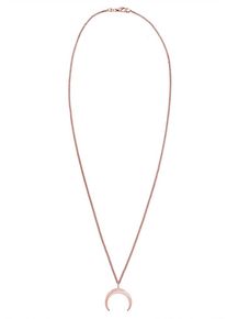Elli Dames Ketting 'Halbmond' rose-goud 45