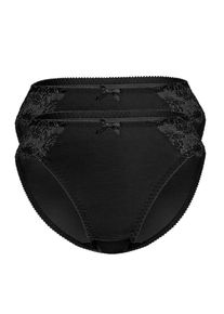 Sassa Mode sassa Dames Slip 'CLASSIC LACE' zwart S