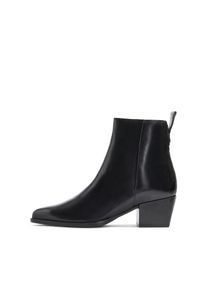 Kazar Stiefelette Damen schwarz / silber Größe 39