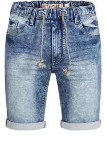 INDICODE JEANS Heren Broek 'Kadin Shorts' blauw denim 31-32