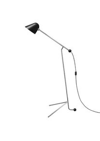 TATO Beghina Floor Lamp Matt Black&Chrome