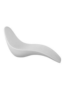 Sined SIRIO Chaise longue moderna realizzata in PE di alta qualità Resistente ai raggi UV, Bianco