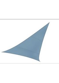 Perel Sombreado velo, repelente de agua, 3.6 x 3.6 x 3.6 m, 160 g/m², poliéster, triangular, gris claro