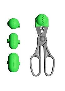 Utensilio Multiuso con 4 Moldes Intercambiables 25x9cm La Croquetera en Color Verde
