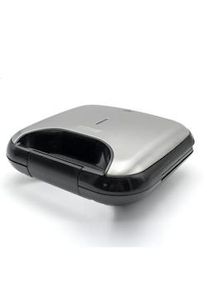MPM MOP-19M Sandwichera Eléctrica para 2 Sandwiches, 4 en forma de Triángulo, Placas Antiadherentes, Temperatura Automática, Compacta, 750W