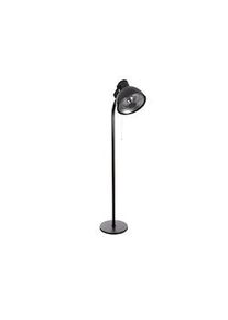 Perel Calentador de patio en pie, 2000 W, carbono, protección de inclinación, 3 niveles de calor, altura ajustable, esplendor, reembolso, metal, negro