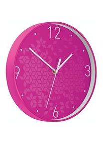 Leitz Reloj pared WOW, fucsia/blanco