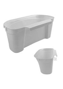 Cubo Basura Colgante Para Encimera / Cesta Recogedora Desperdicios 31x13x17.5 (Alt.) cm. Color Blanco