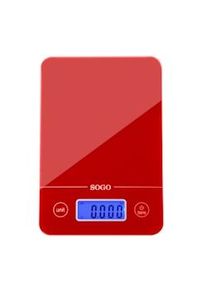 SOGO Balanza De Cocina Rojo