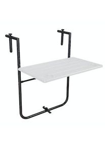 Mesa Dobrável Suspensa Para Varandas / Terraços 36x60 cm. Altura ajustável