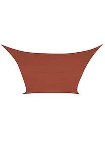 Perel Sombreado velo, agua -repelente, 4 x 3 m, 160 g/m², poliéster, rectangular, marrón rojizo