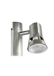 Sulion Aplique Kody, con 1 foco orientable en acabado niquel.Casquillo 1 x GU10, potencia 25W, IP23, ancho 100mm