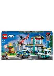 Lego City 60371 Hauptquartier der Rettungsfahrzeuge