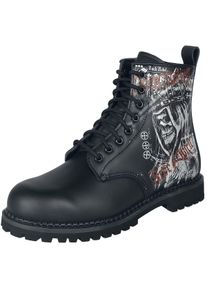 Rock Rebel by EMP - Rock Laars - Boots met grote Rock Rebel print - EU41 tot EU44 - voor Mannen - zwart