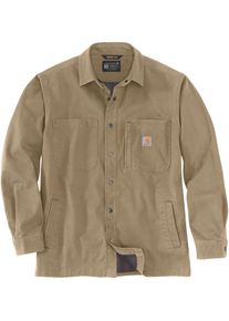 Carhartt Canvas-Fleece, overhemd/jasje , kleur: Beige (Dkh) , maat: L