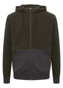 INDICODE JEANS Heren Fleece jas 'Lando' marine / antraciet XXXL