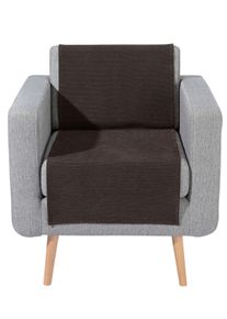 unisex Woonserie in bruin ,maat 50x150 cm - Fauteuil- of bankbeschermer, WITT, 65% Polyester, 35% Katoen