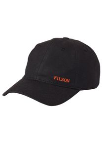 Filson Tin Cloth cap, zwart, in Baumwolle