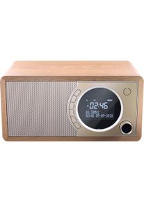 Sharp Digitalradio (Dab+) »Dr-450«, (Bluetooth Automatische Senderverfolgung-Digitalradio (Dab+)-Fm-Tuner Mit Rds 6 W) braun, Digitales Radio mit...