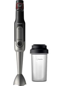 Philips Stabmixer »hr2650/90 Viva, Speedtouch, Inkl. 2-In-1 Togo Trinkflasche & Mixbecher«, 800 W silberfarben, Einfach Smoothies direkt in der...