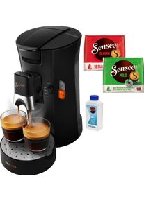 Philips Senseo Kaffeepadmaschine »Select csa240/60«, Inkl. Gratis-Zugaben Im Wert Von € 14,- Uvp schwarz, Kaffeestärkewahl Plus: starker / milder...
