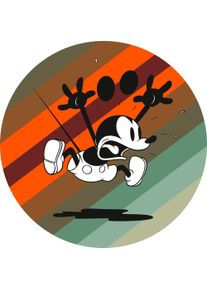 Runde Tapete selbstklebend Mickey Mouse up and away