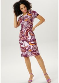 Aniston Selected Sommerkleid, Mit Mandala- Und Paisleydruck - Neue Kollektion bunt, Größe 38 - N-Gr, Damenkleid mit Paisley- und Mandaladruck
