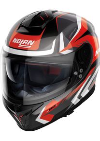 Nolan N80-8 Rumble N-Com, integraalhelm , kleur: Wit/Rood/Zwart , maat: M