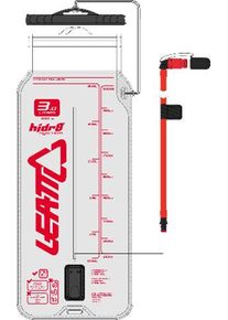 Leatt FlatClean Tech, drink bag , kleur: origineel , maat: 3 l